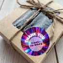 Recherche de couleurs vibrantes autocollants Brillant