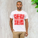Recherche de carré rouge tshirts Pour lui