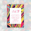 Recherche de funky mariage invitations Rose