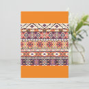 Recherche de motif azteque invitations Tribal