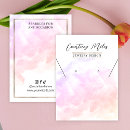 Recherche de aquarelle pastel cartes visite Féminin