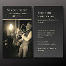 Recherche de musicien de jazz cartes visite Saxophoniste