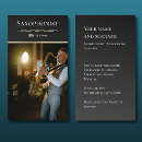 Recherche de musique de jazz cartes visite Saxophoniste