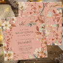 Recherche de terracotta baby shower invitations Un peu fleur sauvage