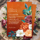 Recherche de rustic fall mariage invitations Aquarelle florale