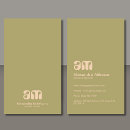 Recherche de monogram cartes visite Élégant script moderne calligraphie