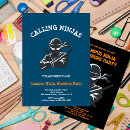 Recherche de guerrier ninja invitations Parti