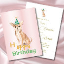 Recherche de chihuahua invitations Rose