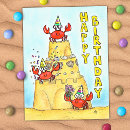 Recherche de dessin de crabe cartes postales Amusant