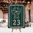 Recherche de band mariage table cartes Floral