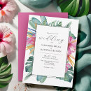 Recherche de élégant design tropical mariage invitations Plage