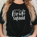 Recherche de cortège tshirts Équipe mariée