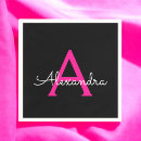 Recherche de rose et noir serviettes Pour elle