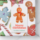 Recherche de gingerbread étiquettes cadeau Rouge