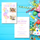 Recherche de coeur coloré invitations Pour enfants