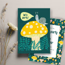 Recherche de champignons mignons invitations Nature