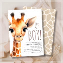 Recherche de giraffe baby shower invitations Animaux safari