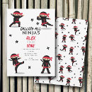 Recherche de samouraï invitations Enfants