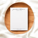 Recherche de papier à en tête Minimaliste