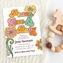 Recherche de hippie baby invitations Flower