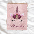 Recherche de licorne couvertures plaids Princesse