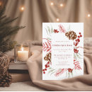 Recherche de open house noël invitations Baies rouges