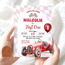 Recherche de vintage race car invitations Rapide