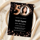 Recherche de luxe noir et or invitations Pour elle