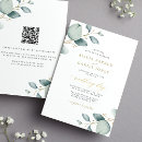 Recherche de vert et or mariage invitations Automne