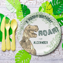 Recherche de dinosaures assiettes Fête des dinosaures