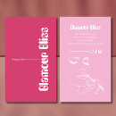 Recherche de fuchsia cartes visite Esthéticienne
