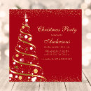 Recherche de rouges de fête noël invitations D'entreprise