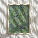 Recherche de oiseaux bleus posters Impression d'art