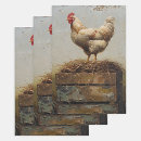 Recherche de poulet papier cadeau Vintage