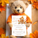 Recherche de bearly wait baby shower invitations Automne