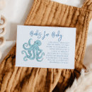 Recherche de octopus baby shower invitations Bleu
