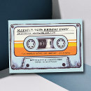 Recherche de cassette audio invitations Vintage