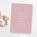Recherche de pois invitations Rose