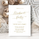 Recherche de gold noël invitations Classique