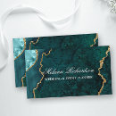 Recherche de mariage turquoise cartes visite Géode