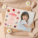 Recherche de littles anniversaire invitations Floral