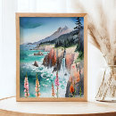 Recherche de montagnes cascade posters Paysage