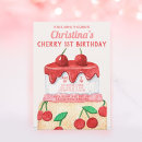 Recherche de rouge cerise invitations Aquarelle