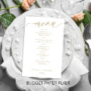Recherche de mariage menus Élégant