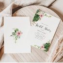 Recherche de tropicale bridal shower invitations Feuille de palme
