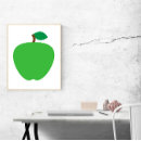 Recherche de pomme posters Vert