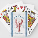 Recherche de homard jeux de cartes Bleu rouge