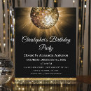 Recherche de danse sur la table invitations Boule disco