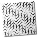 Recherche de motif de chevron carreaux Noir et blanc