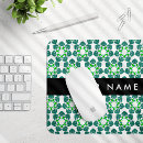 Recherche de motif feuille tapis souris Monogramme